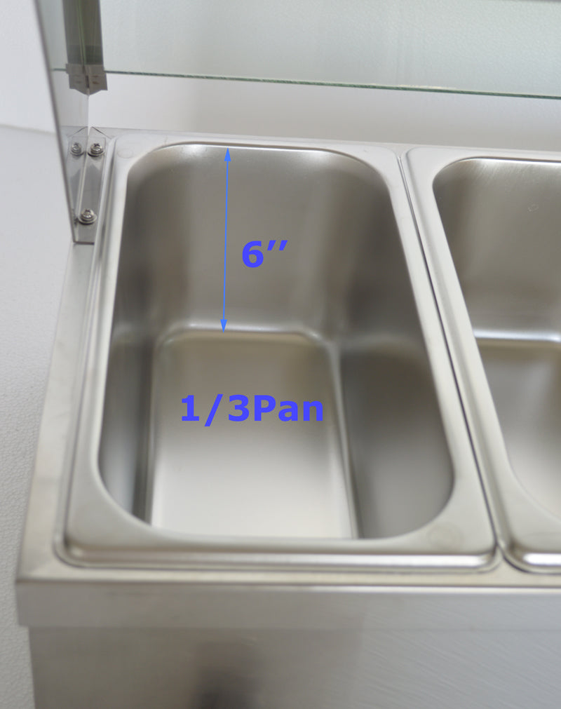 4-Pot Bain-Marie Buffet Food Warmer