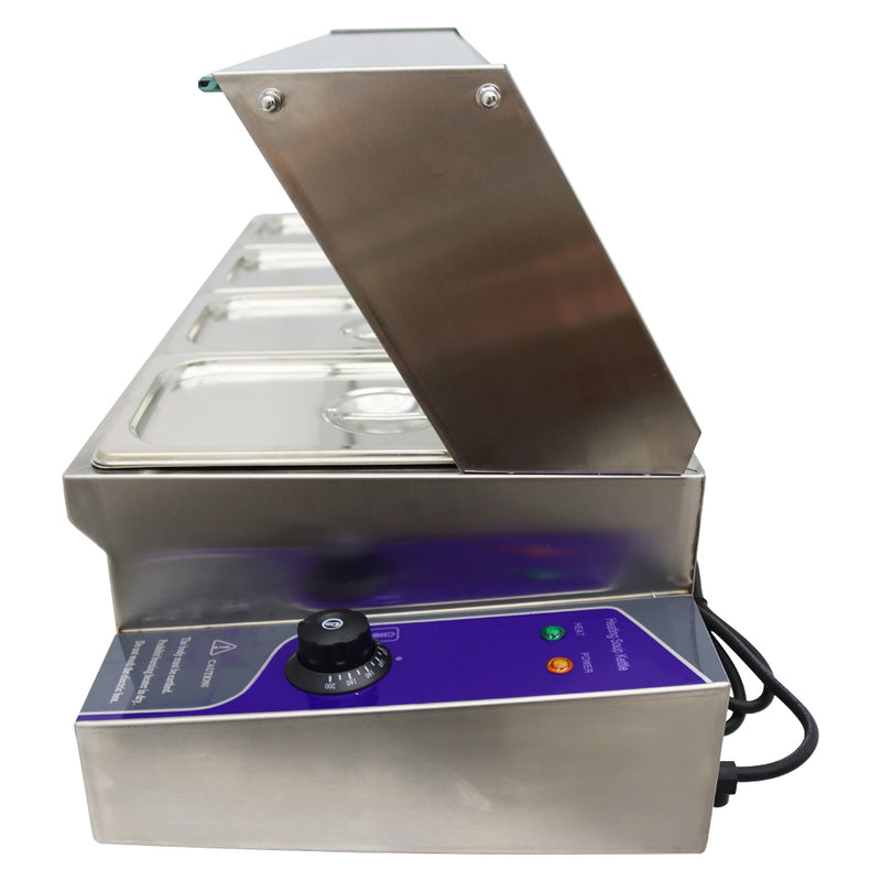 4-Pot Bain-Marie Buffet Food Warmer