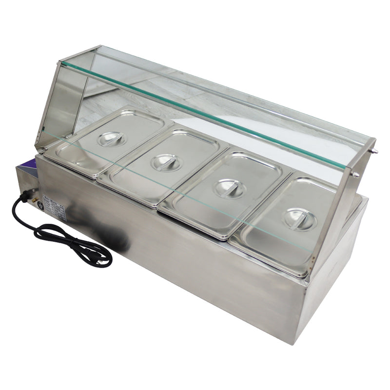 4-Pot Bain-Marie Buffet Food Warmer