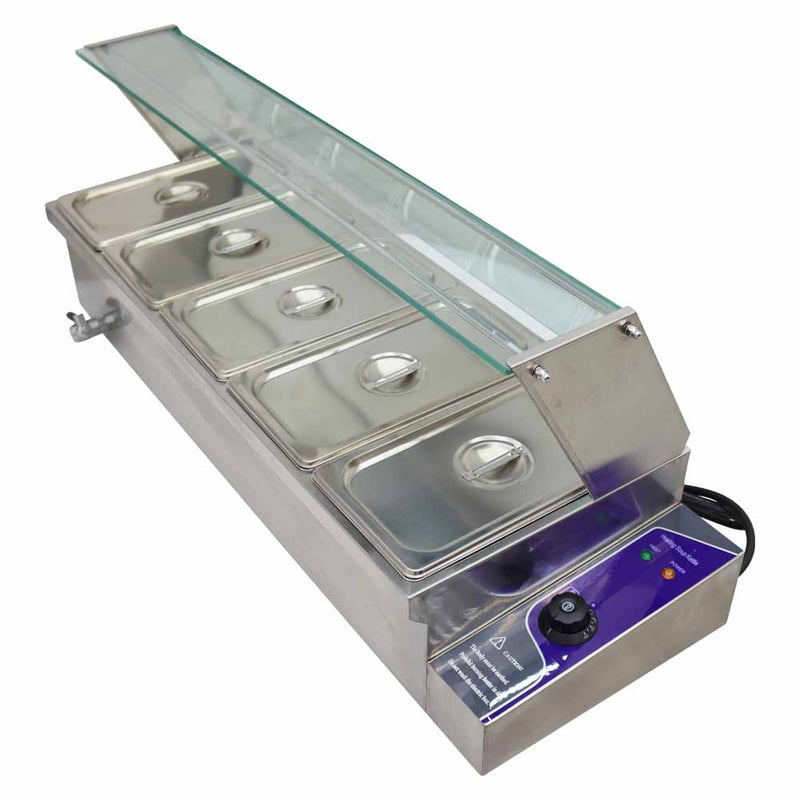 110V Bain-Marie Buffet Food Warmer