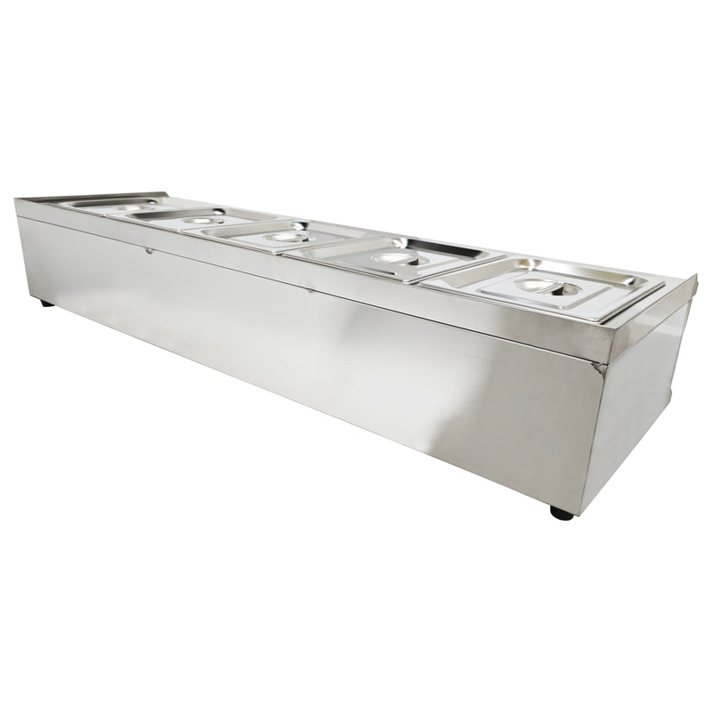 5-Pan Bain-Marie Buffet Food Warmer