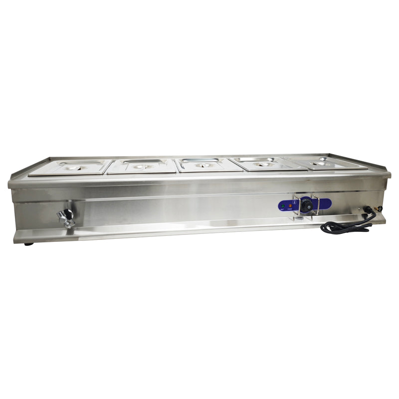 5-Pan Bain-Marie Buffet Food Warmer