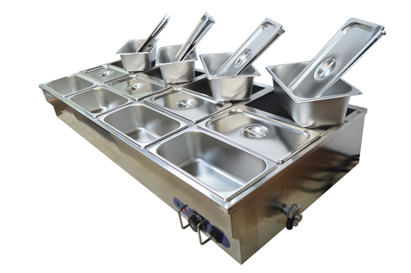 110V Bain-Marie Buffet Food Warmer