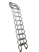 White Wall Mounted Loft Wall Ladder