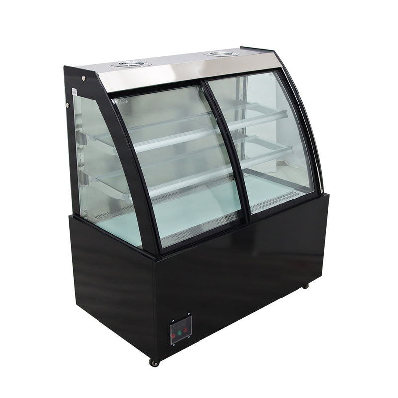 Floor-to-ceiling refrigerated display cabinet