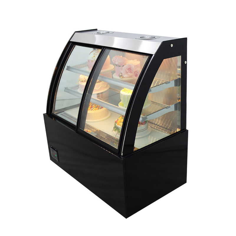 Floor-to-ceiling refrigerated display cabinet