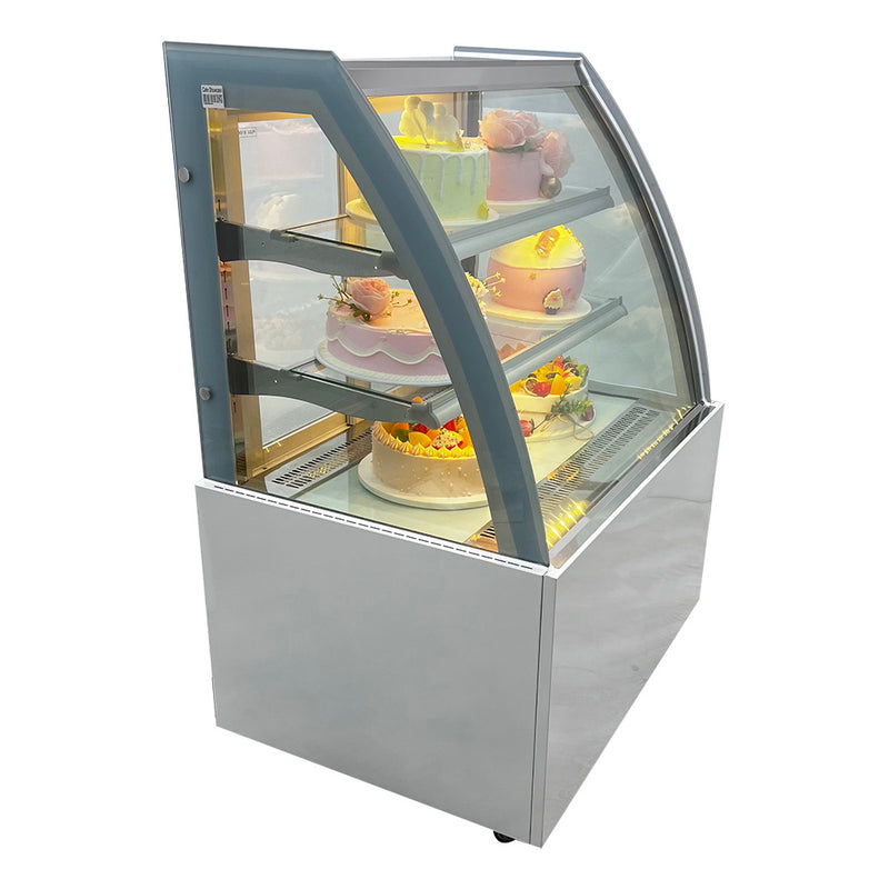 Floor-to-ceiling refrigerated display cabinet