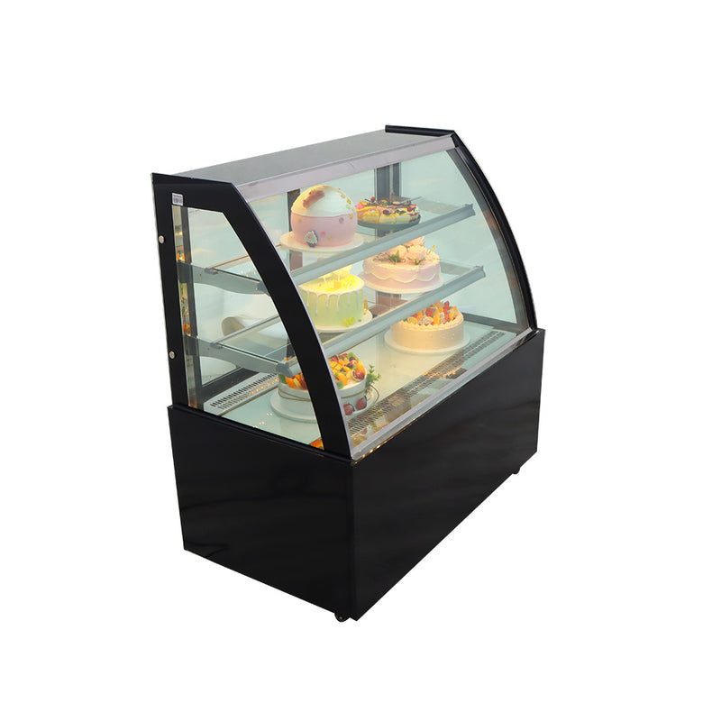 Floor-to-ceiling refrigerated display cabinet