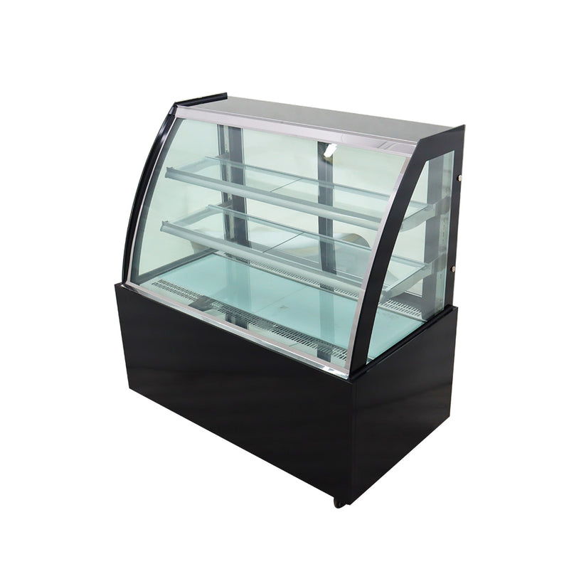 Floor-to-ceiling refrigerated display cabinet