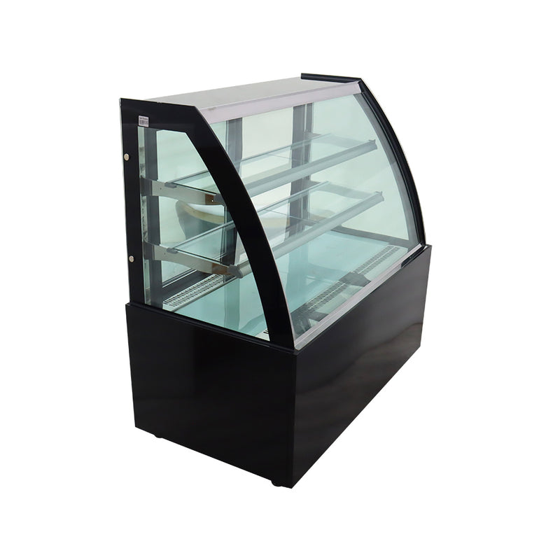 Floor-to-ceiling refrigerated display cabinet