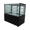 Floor-standing right angle cake refrigerated display cabinet