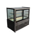 Floor-standing right angle cake refrigerated display cabinet