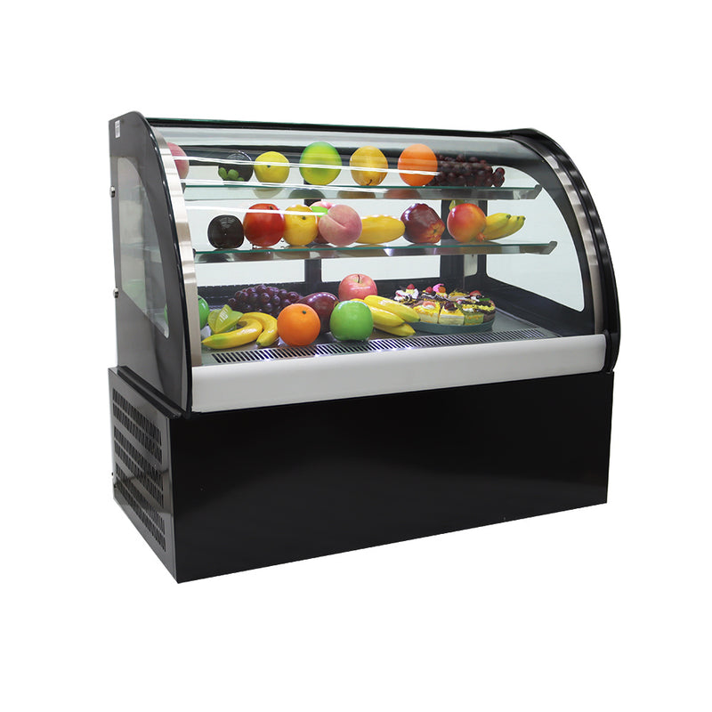 Desktop refrigerated cake display cabinet