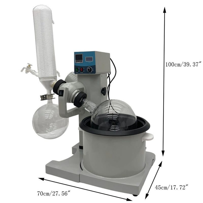 RE-5000B 5L Auto Lifting Rotary Evaporator Lab Equipment 110V