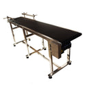 110V 2.1m PVC Belt Conveyor with Double Guardrails