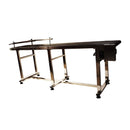 110V 2.1m PVC Belt Conveyor with Double Guardrails