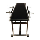 110V 2.1m PVC Belt Conveyor with Double Guardrails