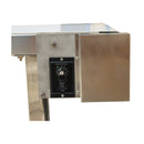 110V 1.35m White PVC Conveyor With Double Guardrail