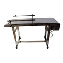 110V 1.35m White PVC Conveyor With Double Guardrail