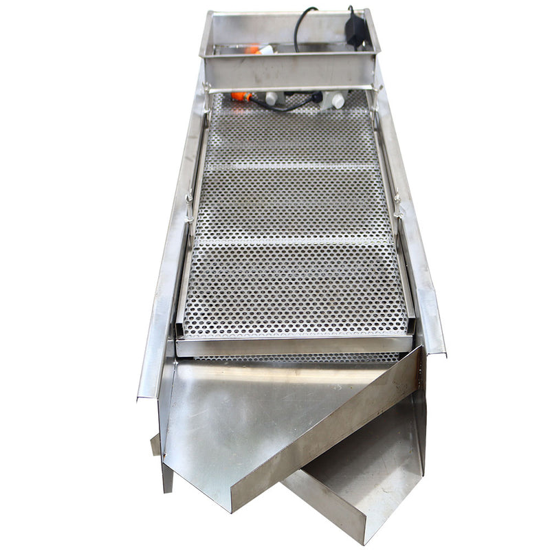 110V Full Stainless Steel Linear Vibrating Screen