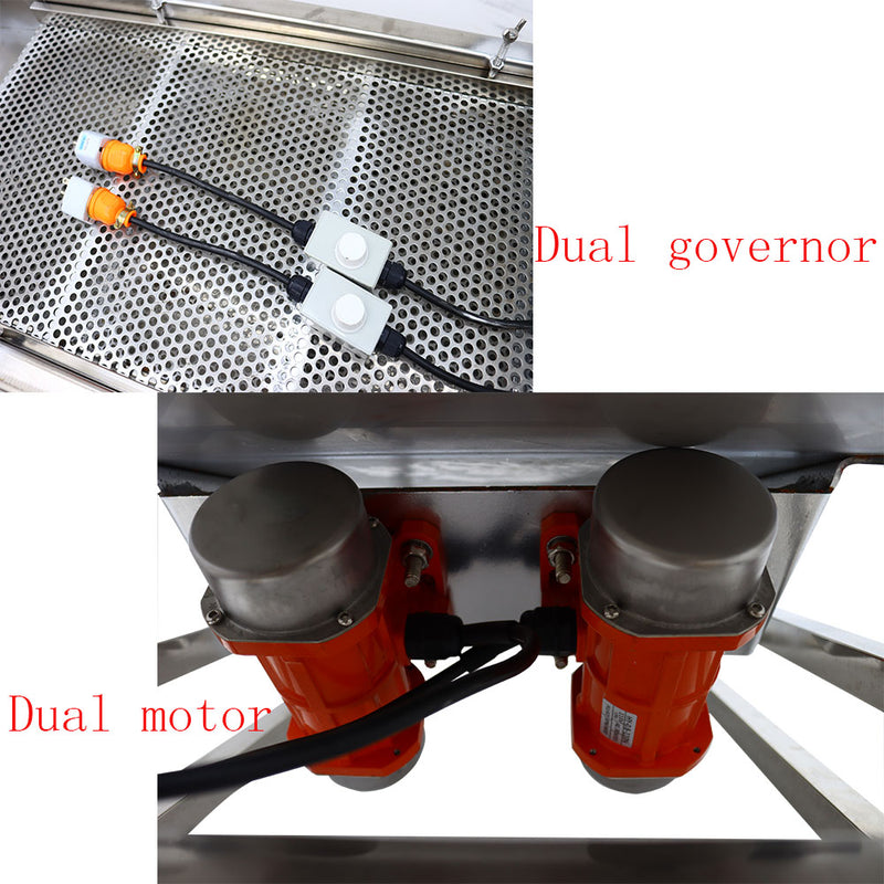 110V Full Stainless Steel Linear Vibrating Screen