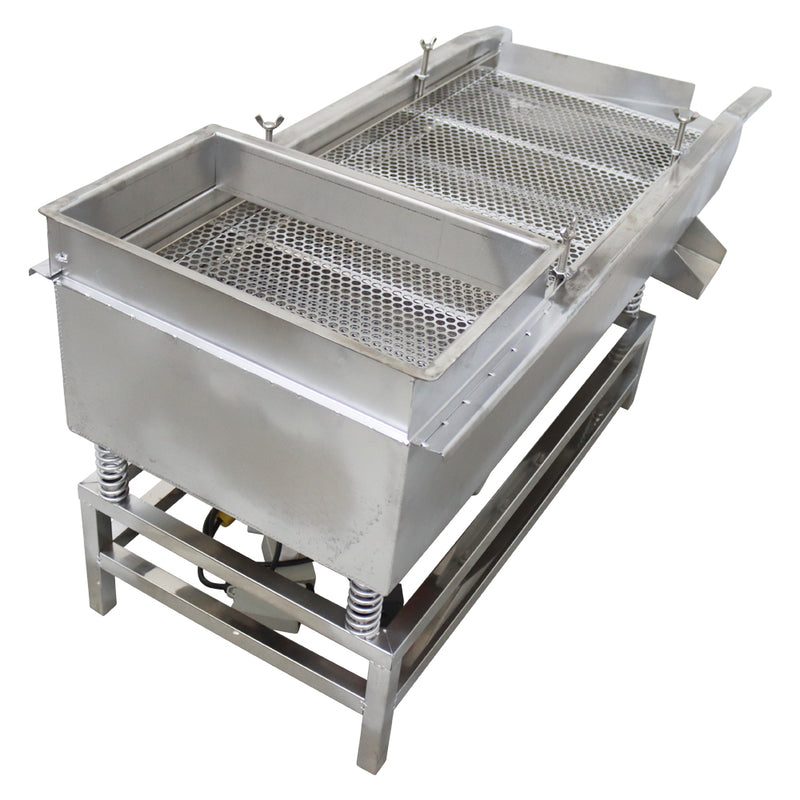 110V Full Stainless Steel Linear Vibrating Screen