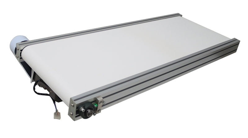 110V 1.2m White PVC Belt Conveyor