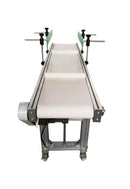 110V 1.5m PVC Belt Conveyor Double Guardrail