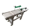 110V 1.5m PVC Belt Conveyor Double Guardrail