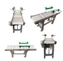 110V 1.5m PVC Belt Conveyor Double Guardrail