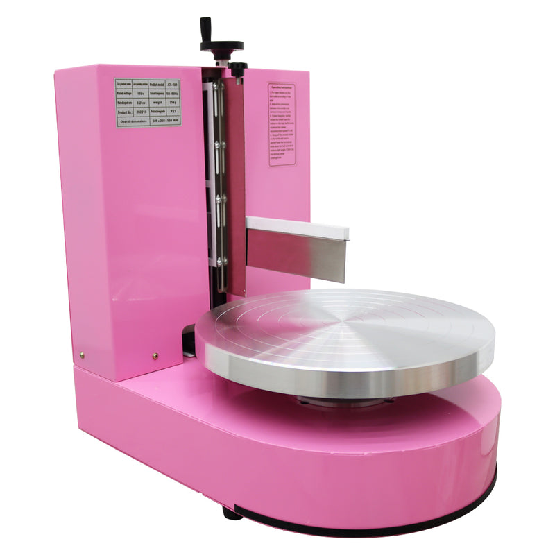 Pink Cake Cream Spreading Coating Smearing Machine