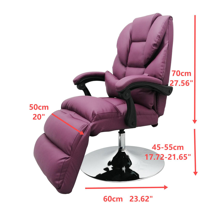 360 Degree Rotating Purple Air pressure Facial Bed spa Table Salon Chair