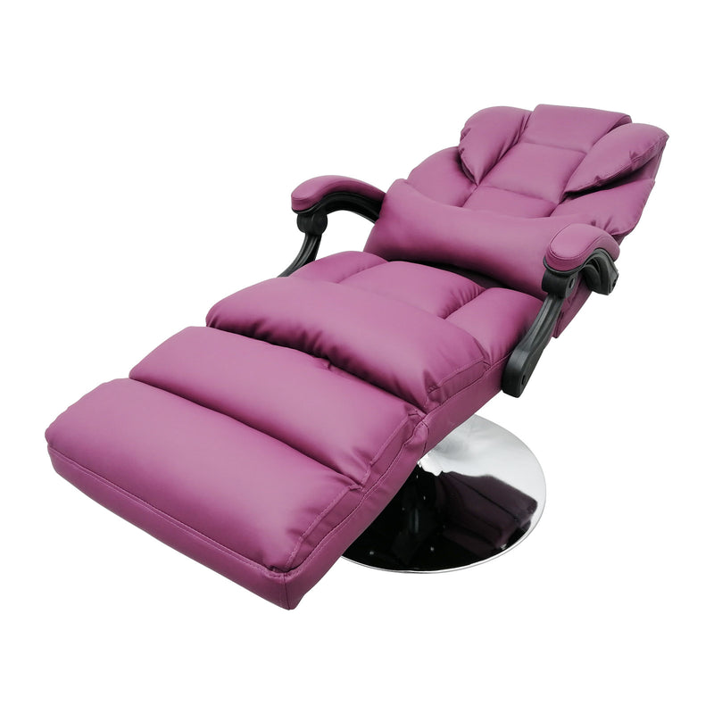 360 Degree Rotating Purple Air pressure Facial Bed spa Table Salon Chair