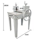 Double Roller Manual Clay Plate Machine Print Machine