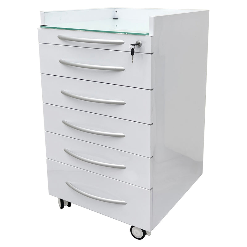 Dental cabinet mobile cart