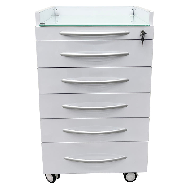 Dental cabinet mobile cart