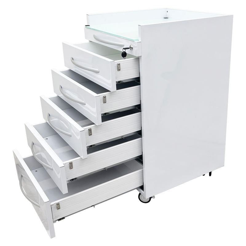 Dental cabinet mobile cart