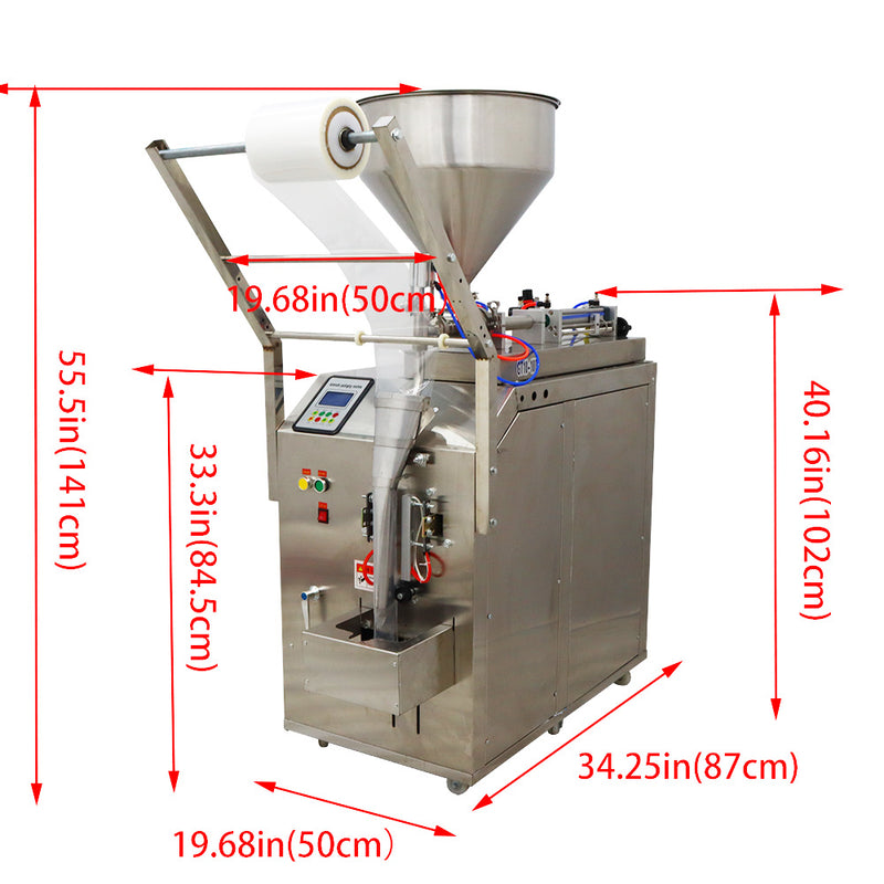 110V 10-100ml Automatic Quantitative Paste Liquid Filling Machine