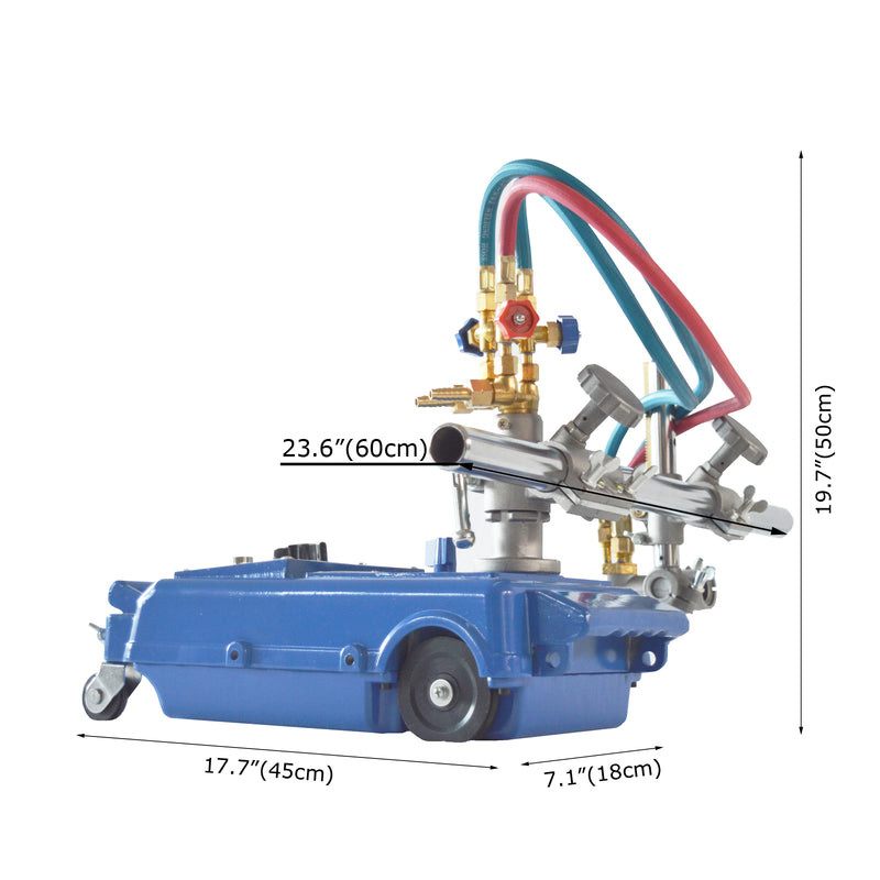 Machine de découpe de gaz de poignée portable de brûleur de torche de voie de coupe automatique 110V 