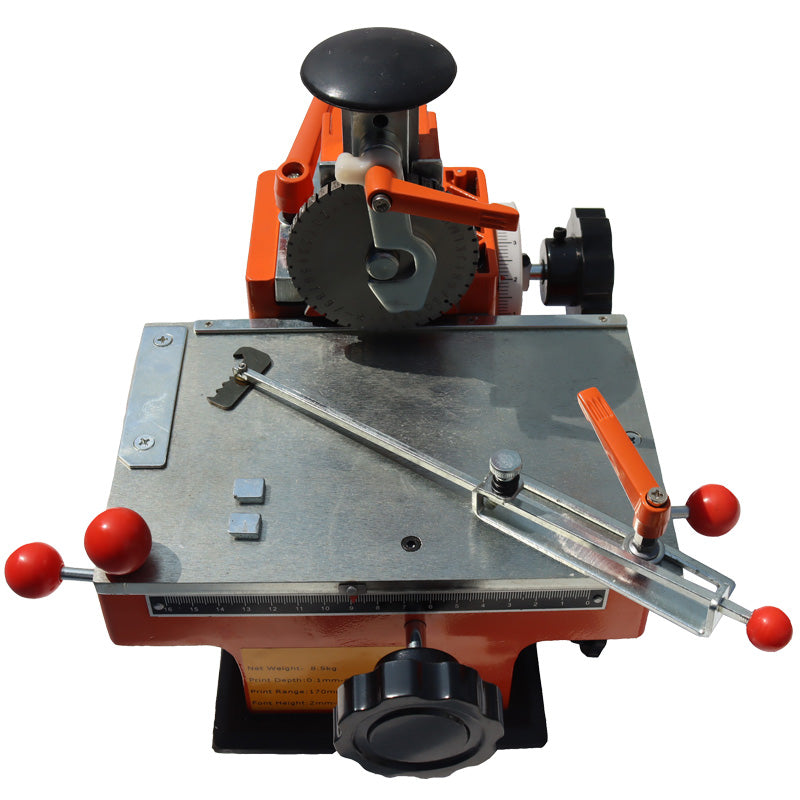 Semi-automatic Metal Nameplate Marking Machine