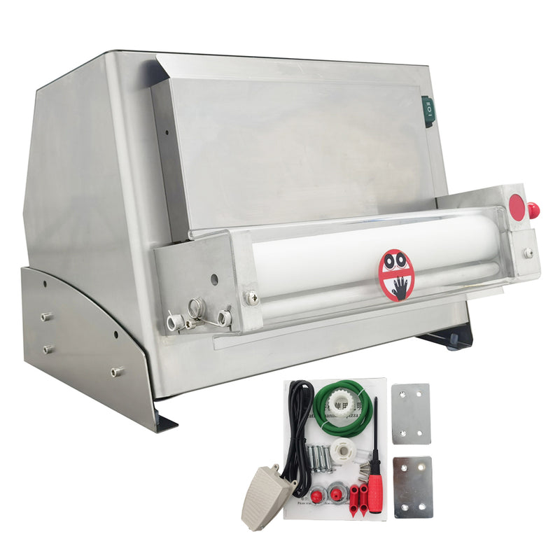 110V Pizza Dough Roller Sheeter Pastry Press Making Machine