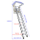 Black Loft Wall Ladder Stairs