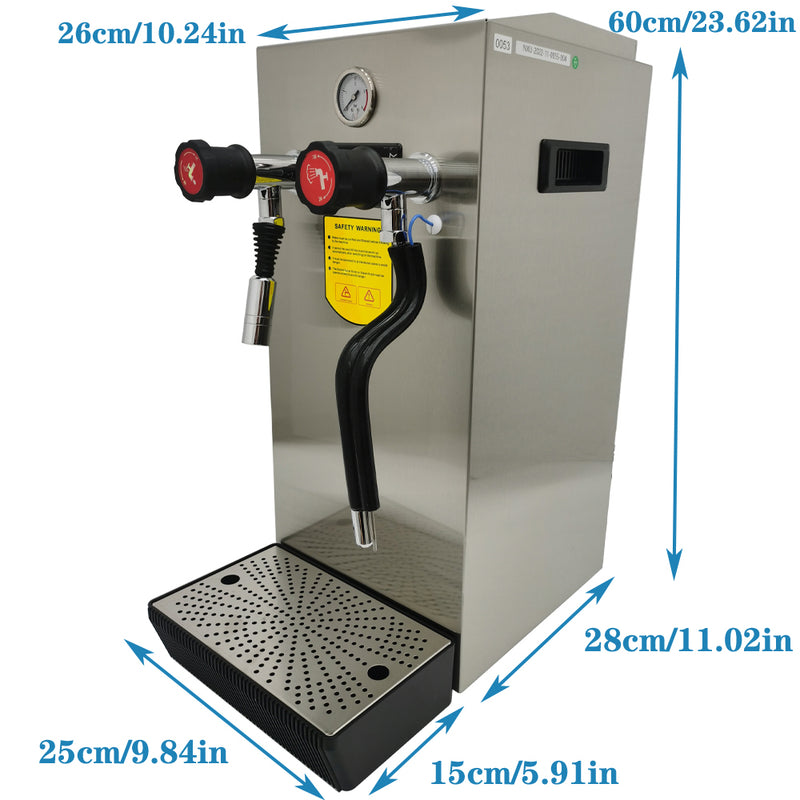 220V Steam Boiling Water Frothing Machine