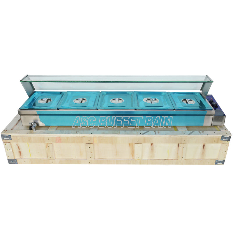 110V Bain-Marie Buffet Food Warmer