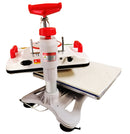 Machine de presse à chaud plate améliorée Machine de presse à chaud numérique professionnelle multifonctionnelle 110V (presse à chaud 5 In1) Blanc 