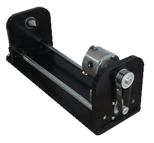 Accessoire rotatif (NEMA 17) pour machine laser 