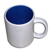 Tasse à sublimation bicolore de 11 oz - Bleu royal 1 pièce 