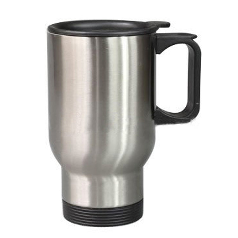 14oz Stainless Steel Mug - Silver 1pc