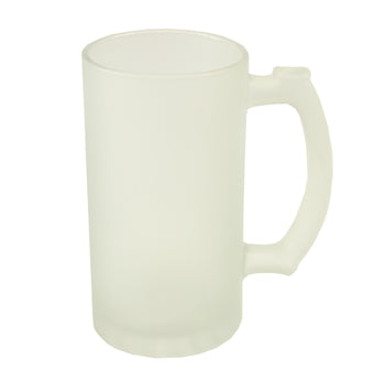 16oz Frosted Glass Beer Mug 1pc