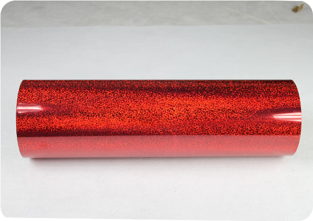 19.29 pouces Largeur PET Laser Transfert de Chaleur Vinyle Rouge CDH-03 1 Yard